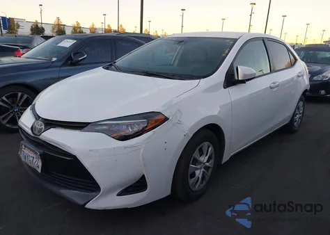 2017 Toyota Corolla L from USA, damaged, VIN 5YFBURHE4HP590903